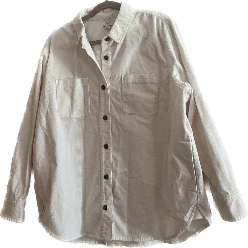 J Crew Factory Corduroy Shirt Jacket